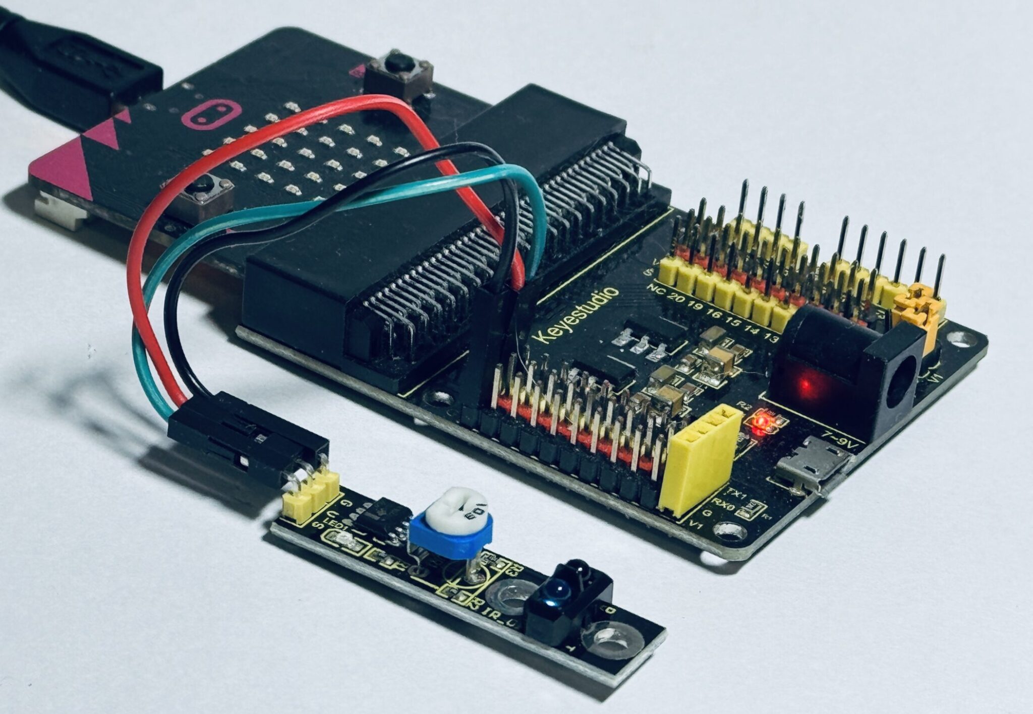 Micro Bit Line Tracking Sensor 【micro:bit v2】 ライントラッキングセンサー - えむ笑会