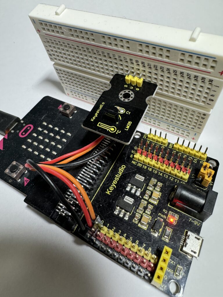 Lm35 Sensor Module Micro Bit 【micro:bit v2】 LM35 リニア温度センサー - えむ笑会
